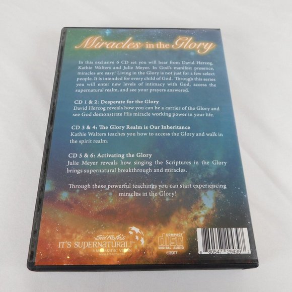 Miracles in Glory 6 CD set David Herzog Kathie Walters Julie Meyer Christian - Picture 2 of 8
